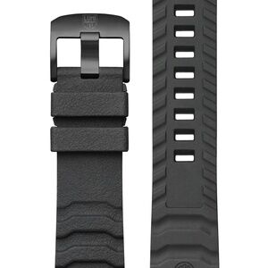 NEW Luminox FPX.3800.21B.K Navy Seal Series Black Band 24mm Rubber Strap